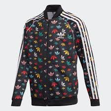 Adidas Black And Orange Jacket Sst Track Jacket Black Multicolor Fm4892 In 2020 Adidas Girl Yellow Adidas Tracksuit Jacket