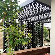 Lower rail is 25mm x 6mm flat bar. Modern Outdoor Decorative Laser Cut Perforated Aluminum Metal Fence Panel Buy Metal Screen Decorative Screen Partition Metal Screen Partition Product On Alibaba Com