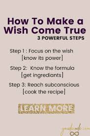 This fairy will help make your wish come true. 3 Insanely Easy Steps To Make A Wish Come True Manifest A Positive Wish