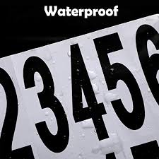 Decorative mailbox number stickers are custom made from premium adhesive vinyl. Outus 10 Sheets Numbers Stickers Mailbox Numbers Self Adhesive Vinyl Numbers For Residence And Mailbox Signs 3 Inch Black On White Pricepulse