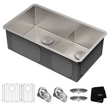 Great selection, free shipping & handling offers! Kraus Standart Pro Stainless Steel 32 In 60 40 Undermount Kitchen Sink Overstock 24216440