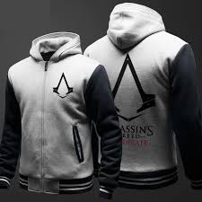 If dad is a huge sports fan or avid golfer, consider getting him a personalized father's day gift. Assassin Es Creed Hoodie Fleece Dick Zip Up Kapuzenpulli Men Boy Schwarz Winter Mantel Wishiny