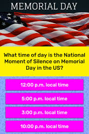Independence day, or the fourth of july, is celebrated in the united states to commemorate the declaration of independence and freedom from the british empire. What Time Of Day Is The National Trivia Questions Quizzclub