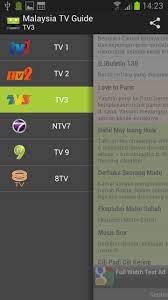 Tv3 malaysia tv guide, live streaming listings, delayed and repeat programming, broadcast rights and provider availability. Malaysia Tv Guide For Android Apk Download