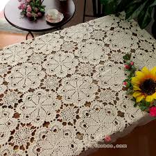 With a bit of effort and time, soon, you will have this great crochet design! Free Shipping Cotton Crochet Lace Table Cloth Table Cover With Flowers Decor As Wedding Decoration Lace Tablecloth Cloth Curtain Hook Seedhook Pad Aliexpress
