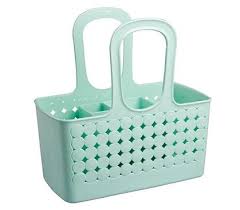 Divided Bath Shower Tote Mint Dorm Shower Caddy College Dorm Room Essentials Shower Caddy