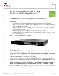 The cisco 300 series is a broad portfolio of affordable managed switches that provide a powerful foundation for your business network. Cisco Sge2000p 24 Port Gigabit Switch Poe Cisco Small Business Managed Switches