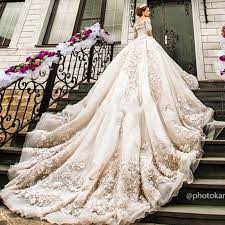 Luxury Cathedral Royal Train Muslim Wedding Dress Vintage Lace Long Slee Lace Wedding Dress Vintage Long Sleeve Ball Gown Wedding Dress Ball Gown Wedding Dress