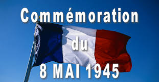 La victoire des alliés sur l'allemagne nazie et la fin de la seconde guerre mondiale en europe marquée par l'annonce de la capitulation de l'allemagne. Ceremonie Du 8 Mai