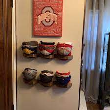 Hat Rack Oak Domedock Triple Hat Rack Organizing Systems Storage System