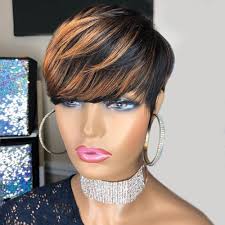 Amazon.com : Evasens Short Pixie Cut Wig