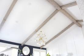 These ceiling beams do not require mitered e. The Result Of My Diy Faux Wood Beams Classy Clutter
