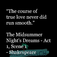 The Course Of True Love Never Did Run Smooth The Mid Readbeach Com