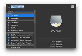 Dvd Player Missing From Macos Mojave Apple Community