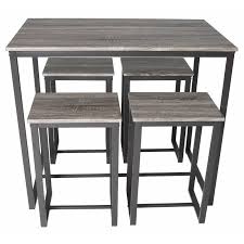 Hallam 5 Piece Dining Set Pub Table Sets High Top Tables Pub Table