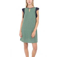 Si jamais vous avez ça dans votre dressing. Robe Imprimee Coupe Droite Vert Miss Rouge