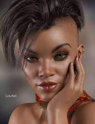 Rihanna - P3D Latonya 8 - Celebrity 3D Model Daz Poser