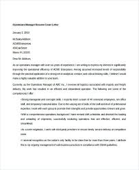Operations Manager Resume Template Cover Letter Professional Manager Resume Applying For A Job Manager Resume Operations Management Cover Letter For Resume