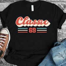 Download 50th Birthday Svg 1969 Svg Svg Dxf Pdf Classic 1969 Svg Etsy T Shirt Shirts Women