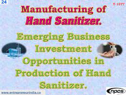 Do you want to start hand sanitizer business? Manufacturing Of Hand Sanitizer