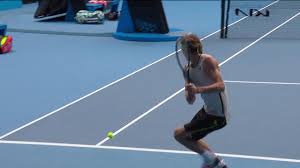 Sascha zverev gives fans an exclusive look behind the scenes in rotterdam as he does an. Australian Open Tennis 2021 Alexander Zverev Wins Epic Rally With Stunning Backhand Winner Tennis Video Eurosport