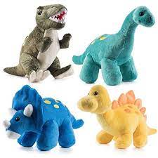 Prextex High Qulity Plush Dinosaurs 4 Pack 10 Long Great Gift For Kids Stuffed Animal Assortment Great In 2021 Dinosaur Plush Animals For Kids Dinosaur Toys For Kids