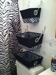 Zebras prance on the walls in this bright and happy bathroom. Zebra Print Bathroom Ideas Design Leopard Bedroom Atmosphere Cheetah Decor Animal Wallpaper Bath Rugs Accessories Decorating Items Apppie Org