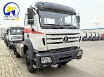 New Beiben Camion Ng80b 420 380 HP Trailer Head 6X4 North Benz V3 Tractor  Truck Head