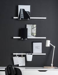 Organise Your Wall Ikea Has The Products You Are Looking For Display Books And Note Books On A Rail Such As The Ikea Sunn Ikea Crafts Kids Desk Storage Ikea