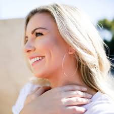 Rose Gold Hoop Earrings • Nickel Free Earrings • 1