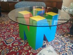 The N64 Table Is The Only Table You Will Ever Need Nerd Room Game Room Geek Decor