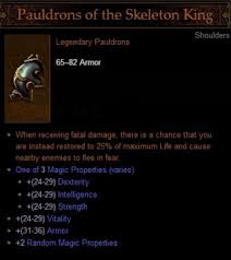 Skeleton King Pauldron Set - Dusk Till Dawn Studio