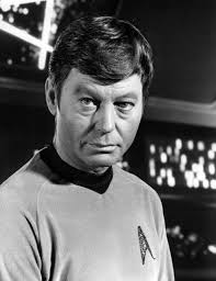 Bits Of History** The character Dr. Leonard 'Bones' McCoy from the TV  series Star Trek, was played by Deforest Kelly, born in Toccoa Georgia.  Deforest Kelley was born in Toccoa Ga., on