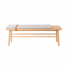 Die Bank Straight Von Bloomingville Ist Eine Perfekte Kombination Aus Holz Und Leder Denn Die Sitzbank Aus Massiver Esstisch Holz Sitzbank Eiche Eichenbank