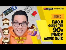 Aug 08, 2018 · manila (cnn philippines life) — for the first edition of the cnn philippines life pop culture quiz, we test your knowledge of pinoy film, music, and tv from the 2000s onwards. Emoji Guess The 90s Pinoy Movie Quiz Filipino Movies Of 1990s For The Titos And Titas Of Manila Youtube