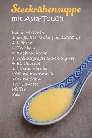 Steckrubensuppe Mit Asia Touch R H Eintopf Steckruben Rezepte Steckrubensuppe Rezepte