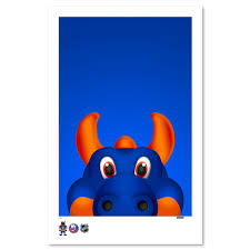 Honky was a normal car. New York Islanders 11 X 17 Minimalist Mascot Art