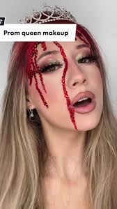 Bloody Prom Queen Costume and Carrie Makeup Tutorial