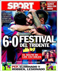 Karim benzema stole the show, scoring four goals, while captain sergio ramos and youth team player sergio arribas got one. Cover Sport Festival Of The Trident Wednesday 29 April