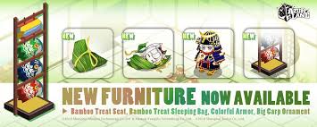 Azur Lane Official On Twitter The Following New Furniture Is Now Available For A Limited Time Between 8 27 9 9 11 59 P M Utc 7 Bamboo Treat Seat Bamboo Treat Sleeping Bag Colorful Armor