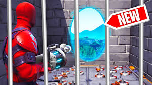 Playing hide and seek in the jelly gaming room! Escape Prison Using Portals Fortnite Youtube