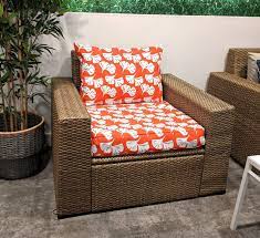 Ikea Outdoor Slip Cover Hawaiian Orange Flower Ikea Cushion Covers Ikea Decor Bespoke Arholma Covers Ikea Outdoor Furniture Ikea Decor Ikea Outdoor