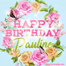 Birthday quotes may vary, but flowers never cease to impress. Beautiful Birthday Flowers Card For Pauline With Animated Butterflies Download On Funimada Com