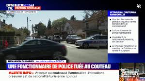 Un homme a tué à coups de couteau une fonctionnaire de police, vendredi 23 avril, dans l'entrée du commissariat de rambouillet (yvelines). I Fvxpjblz4a8m