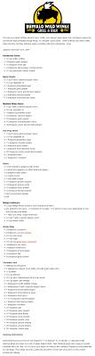 Buffalo Wild Wings Recipes Calorie Chart Sauce Recipes