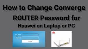 Find zte router passwords and usernames using this router password list for zte routers. How To Change Converge Router Password For Huawei On Laptop Or Pc Converge Huawei Youtube
