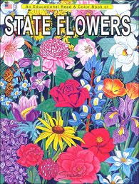 Some designs allow you to color online. State Flowers Educational Read Color Book Spizzirri Publishing 9780865451421