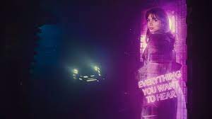 Blade Runner 2049 Joi's holographic billboard. Night City - YouTube
