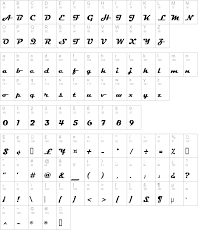 Different computer fonts have names, and you can identify them by their features. Magneto Bold Truetype Font