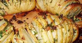 картошка гармошка с беконом в духовке рецепт с фото Zapechennaya V Duhovke Kartoshka Garmoshka Dva Varianta Eda Kulinariya Garniry